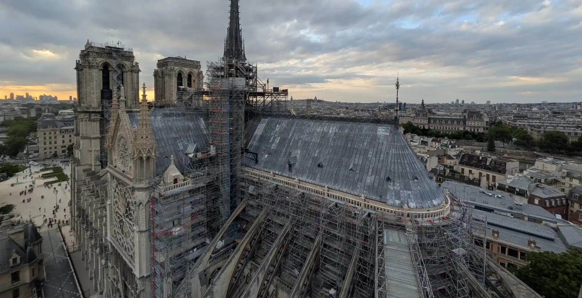 Chantier en cours suivi en timelapse