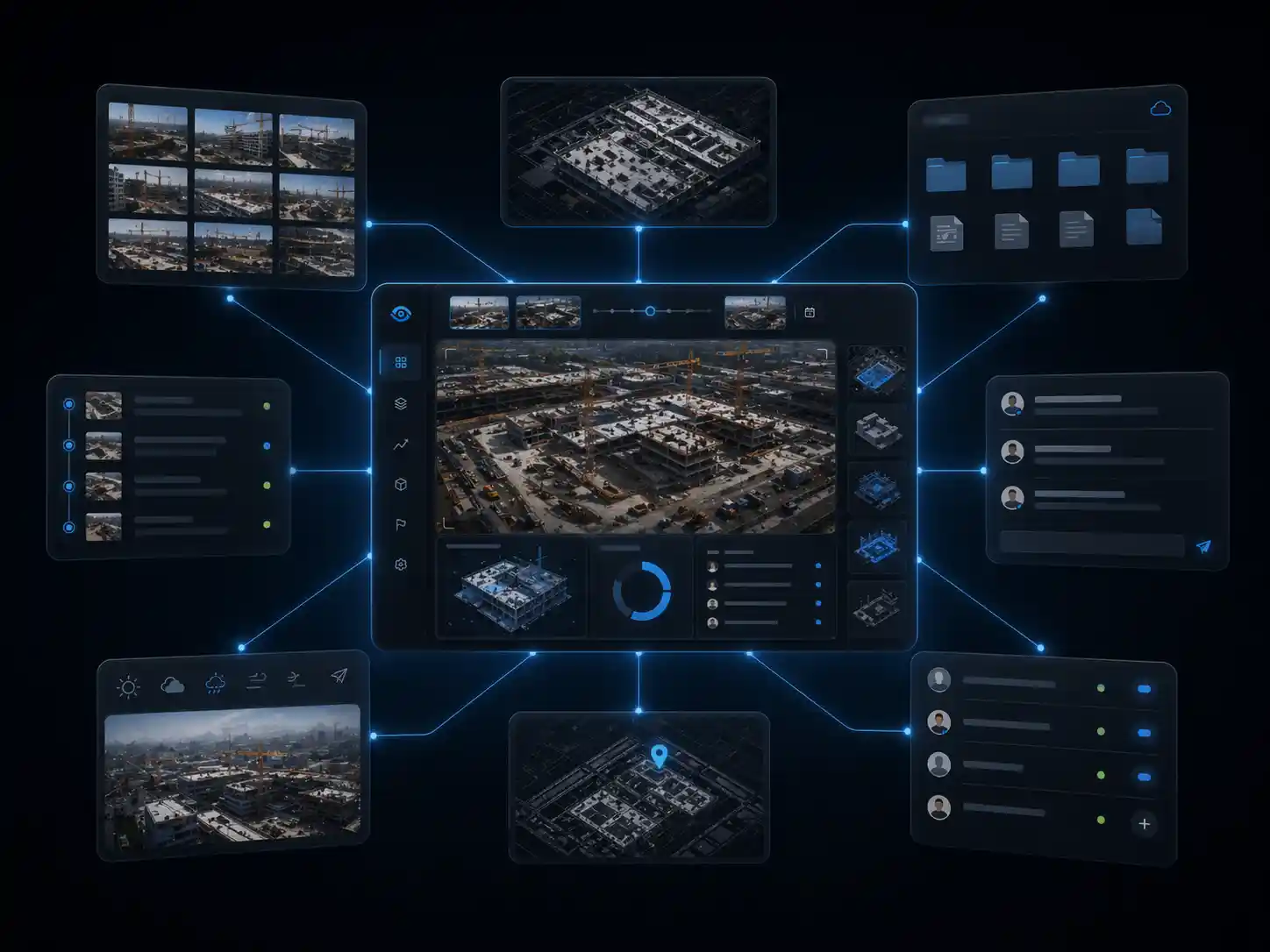 Centralisation des données visuelles du chantier dans TEYE